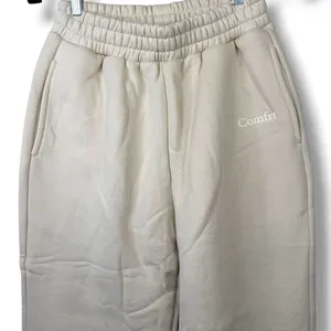 NEW Comfrt Bone Cotton Fleece Signature Sweatpants Straight Fit Joggers Small thumbnail 3