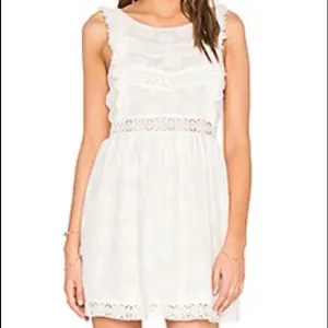 NWT Minkpink Wild Traveller Lace Dress in Off White‎ Size Small thumbnail 6