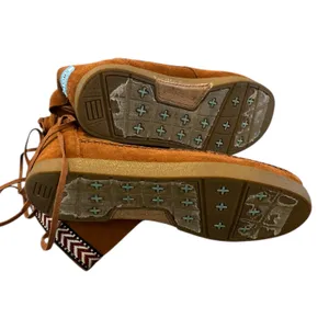 TOMS Nepal ankle boots Brown Suede Shearling Lining Size 7 thumbnail 5