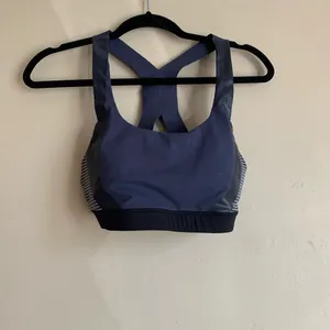 Allyson Felix Athleta Women Size Small Set Blue Athletic Outfit Top Bottom thumbnail 5