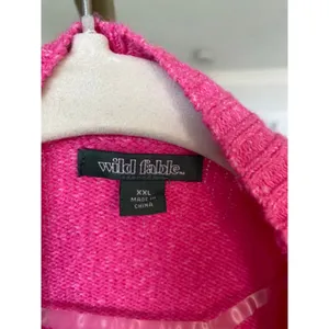 Wild Fable Cardigan Bright Rose Hot Pink‎ 3 Button Barbie Preppy Valentines Boho thumbnail 5