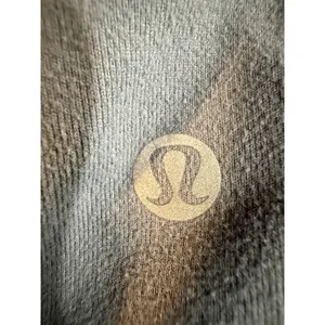 Lululemon Warm Stabilizer‎ 1/2 Zip Hoodie Sz 6 Blue Charcoal Top Base Layer thumbnail 5