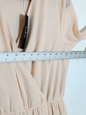 Lulus Long Sleeve Blush Pink Formal Dress Size Large NWT Wedding Guest Dress thumbnail 9