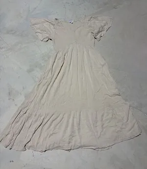 Baltic born Light Beige Flowy Dress large thumbnail 1
