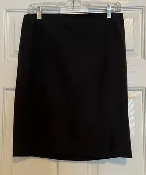 DKNYC Black skirt with gold back zipper 2 thumbnail 1