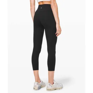 Lululemon Wunder Train Black High-Rise Crop 23" Tights/Leggings Size 8 NWT thumbnail 2