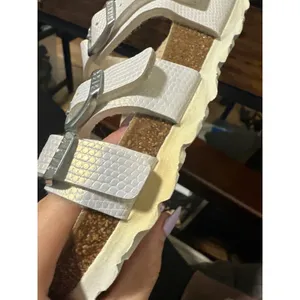 BIRKENSTOCK | Franca Iridescent  White Snake Python‎ Embossed Sandals, EU 37 thumbnail 4