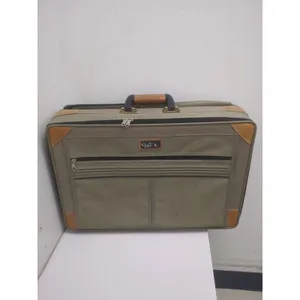 Diane Von Furstenberg DVF Vintage Luggage Green Travel Carryon 22"x 6" x 14" thumbnail 3