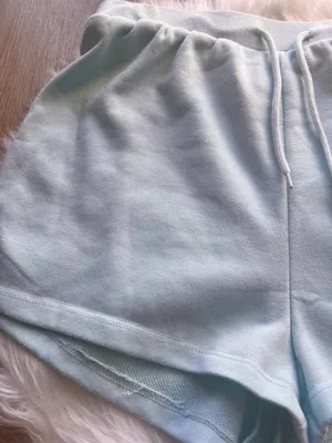 Princess Polly Sophie Baby Blue Lounge Shorts thumbnail 5