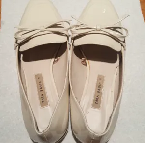 ZARA Loafers…Size: 38/8…Color: Cream/Beige thumbnail 5