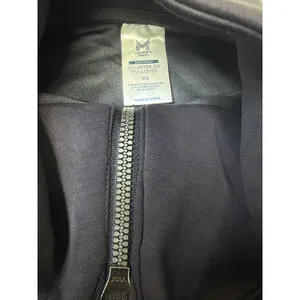Member's Mark Sandwash Quarter Zip Pullover XS Dark Gray Mock Neck Sweatshirt‎ thumbnail 2
