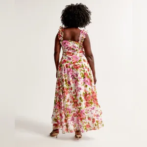 Abercrombie High Low Ruffle Dress thumbnail 2