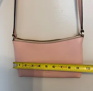 Kate Spade Sadie Crossbody Saffiano Leather Chalk Pink thumbnail 9