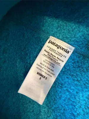Patagonia Size Small Better Sweater in Teal Blue - C54-108 thumbnail 6