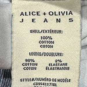 Alice + Olivia Conry Pleated Denim Shorts Ivy Blue Cotton‎ High Waist Cuffed 25 thumbnail 8