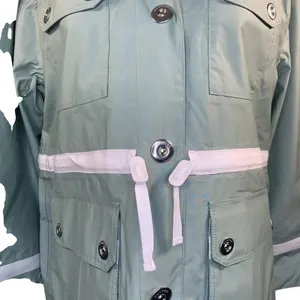 Hunter Boots Refined Waterproof Garden Jacket‎ Sz SMALL Sea Green $129 thumbnail 4