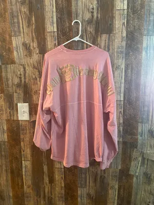 Disney Authentic Parks Spirit Jersey Walt World Peach Shirt size large. Never worn thumbnail 2