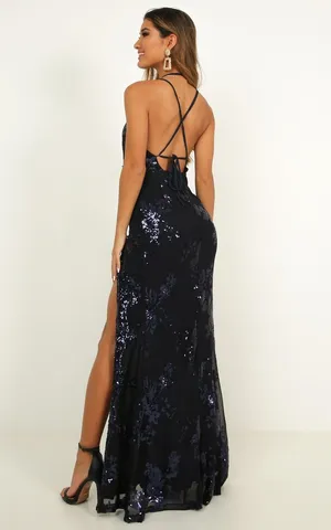 Showpo Out Till Dawn Split Maxi Dress thumbnail 3