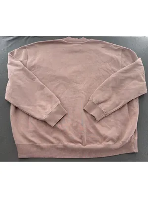 SKIMS V-Neck Oversized Sweater in Dusty Rose NWT SIZE M (GAR) light fawn thumbnail 3