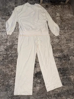 Cream Women's Lounge Sweatshirt & Pants Set thumbnail 5