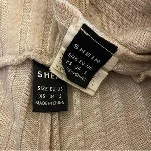 SHEIN Drop Shoulder Ribbed Knit Top & Pants Set, Khaki, Size XS, EUC thumbnail 10