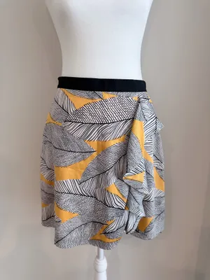 Loft Fern Cascade Ruffle Skirt thumbnail 4