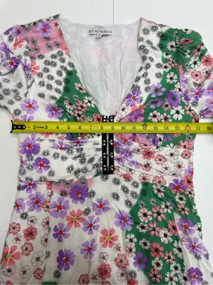 Beyond the Radar mixed floral print corset mini dress size XL thumbnail 6
