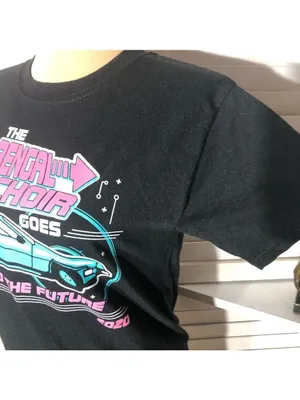 Gildan Back to the Future T-Shirt Black Medium Cotton thumbnail 8