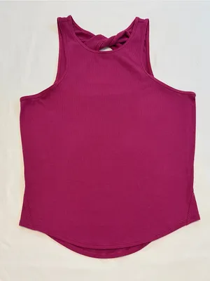 Lululemon Modal Silk Twist-Back Yoga Tank Top – Magenta Purple – 6 thumbnail 6