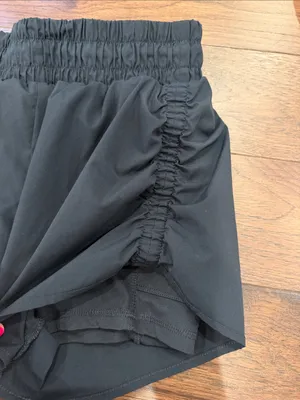 Marika Black Smocked Waist Athletic Shorts Size Small - C72-026 thumbnail 3
