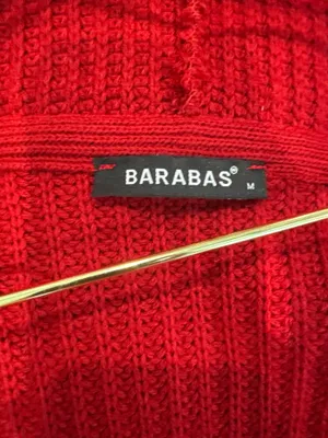 Barabas red cardigan Size M thumbnail 2
