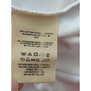 Free People Sunshine White Turtleneck Half Sleeve Fitted Top Womens MED NWT‎ thumbnail 7