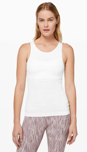 Lululemon Seek Simplicity Tank White 6 thumbnail 1