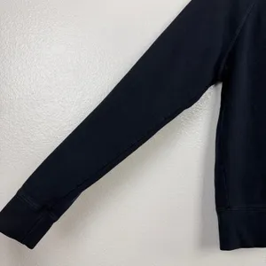 American Giant Sweatshirt Womens Medium Black Raglan Crew Neck Made in USA thumbnail 4