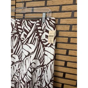 Coldwater Creek Brown And White Skirt‎ Size Medium Petite thumbnail 3