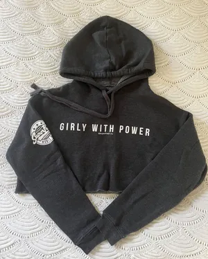 Cropped Hoodie Sweatshirt thumbnail 1