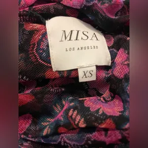 MISA Los Angeles Stormi Dress in Black Floral thumbnail 9