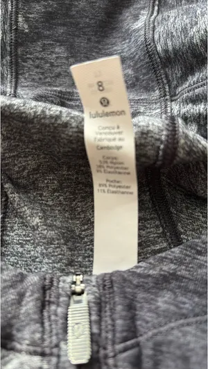 EUC Lululemon Warm Stabilizer 1/2 Zip Running Jacket Size 8 thumbnail 8