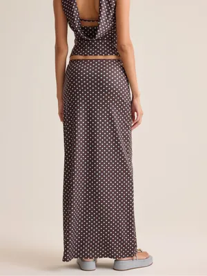 Altar’d State Polka Dot Maxi Skirt thumbnail 2