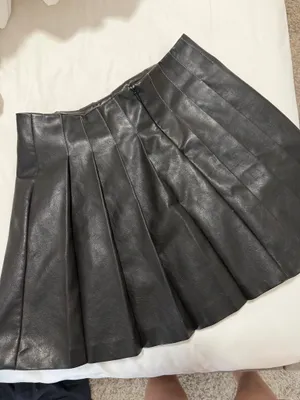 VICI Leather Skirt Black thumbnail 1