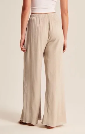 Abercrombie Crinkle Tie Waist Pants *short thumbnail 2