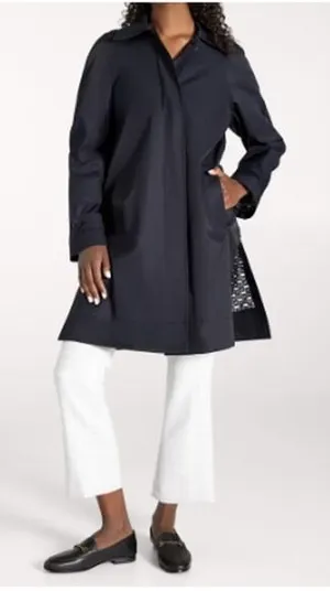 Sam Edelman Single Breasted Swing Trench Coat Size Large‎ thumbnail 1