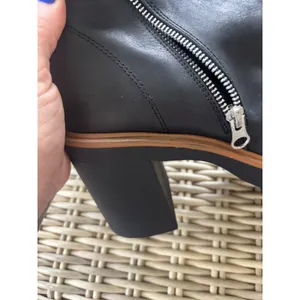 Free People‎ Jack Zip Leather Boot Size 41 boho heel platform equestrian layered thumbnail 7