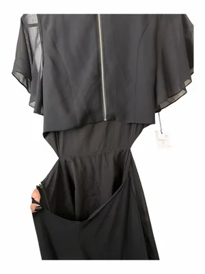Ali & Jay Bohemian Rhapsody Black Cutout High-Low Dress size small NWT thumbnail 5