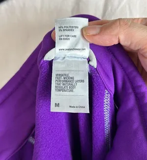 Avalanche Outdoor Women's Quarter Zip Pullover Purple Size Medium thumbnail 12