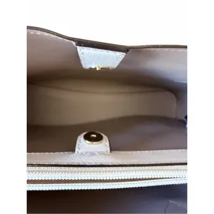 Kate Spade Harper Satchel Parchment Pebbled Leather Crossbody Tote Shoulder Bag thumbnail 10