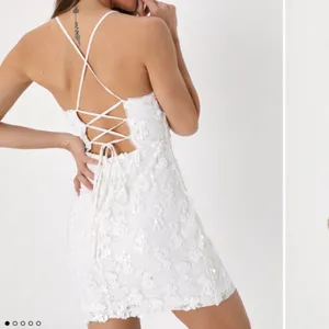 LULU's Chic Bachelorette Engagement Bridal Sexy Chic Sequin Mini Dress thumbnail 5