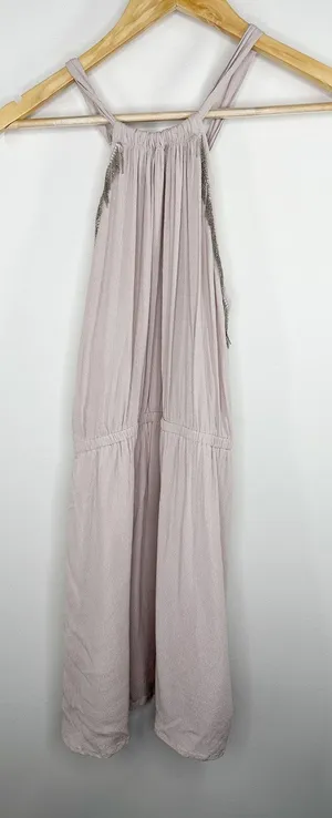 Miss Me Cream‎ Grey Undertone Sleeveless Mini Dress Women's Size Small S thumbnail 1