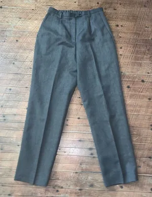 Pendleton gray 100% wool high waist 8 business casual slacks thumbnail 1