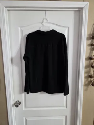 Patagonia Women’s Black Micro D Quarter Zip Fleece Med. 4027 thumbnail 3